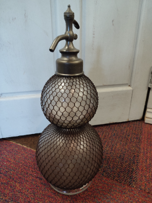 French Selzogene Soda Siphon Glass Bottle