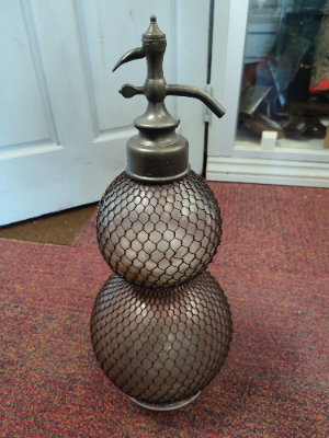 French Selzogene Soda Siphon Glass Bottle