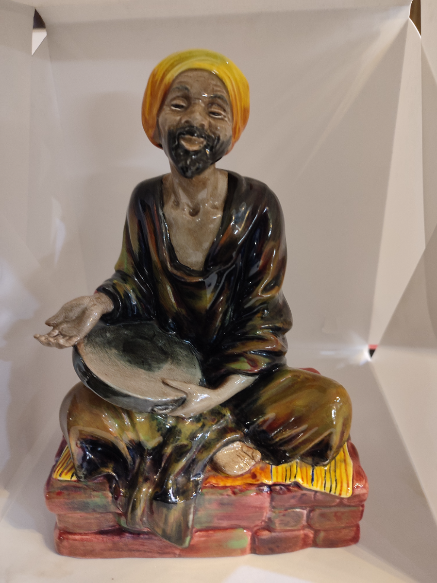 Discover the limited-edition Royal Doulton Mendicant HN 1365 figurine. Designed by Leslie Harradine between 1929 - 1969. In excellent condition and 22cm tall. Shop now.