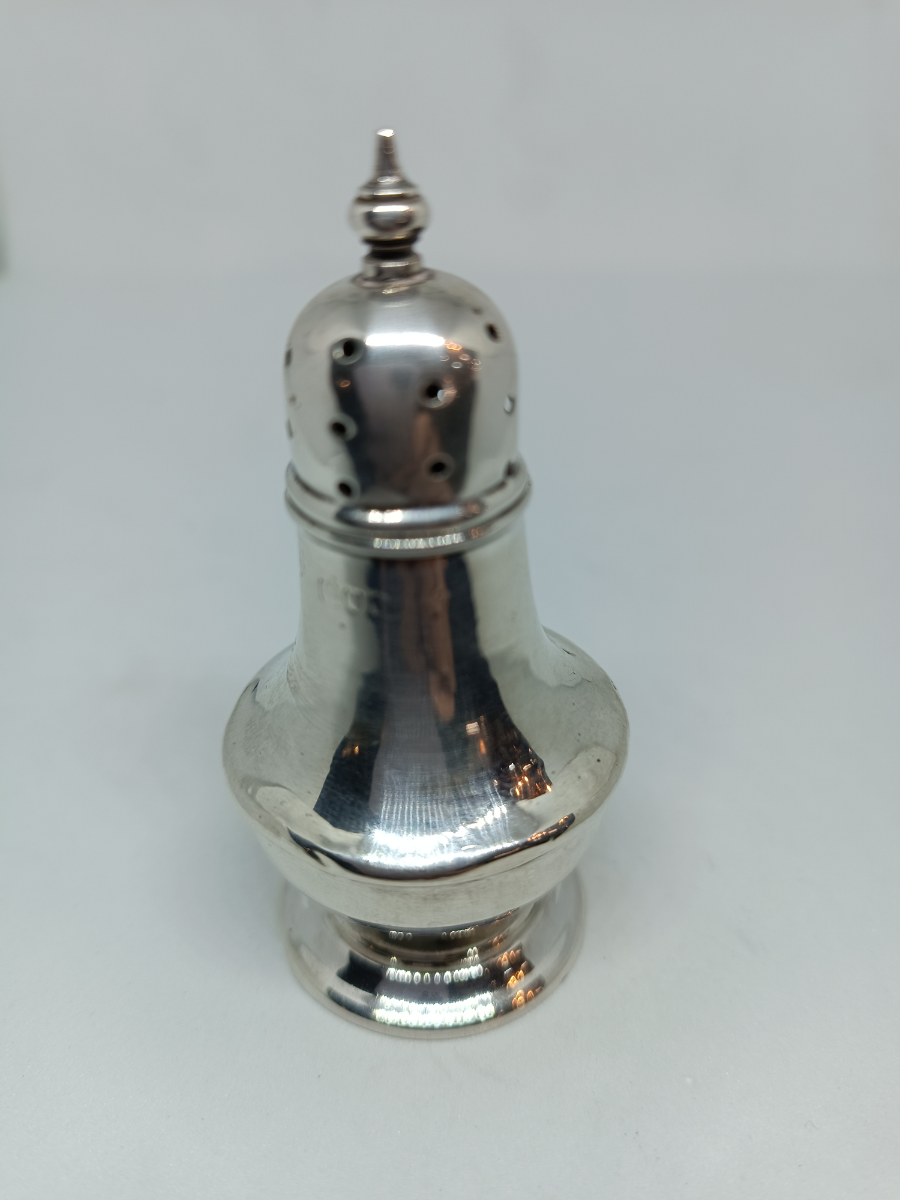 Sterling Silver London Hallmarked Salt Pot
