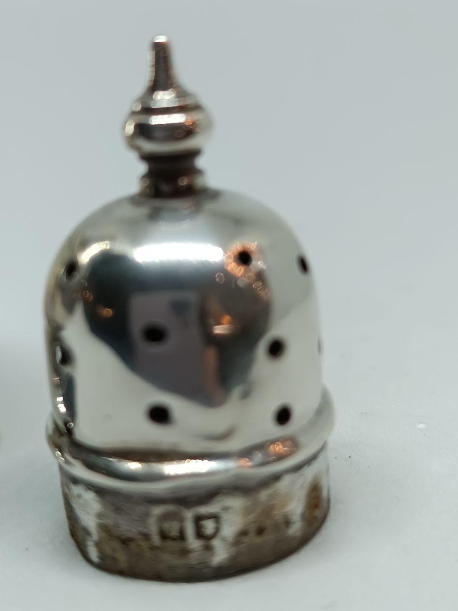 Sterling Silver London Hallmarked Salt Pot