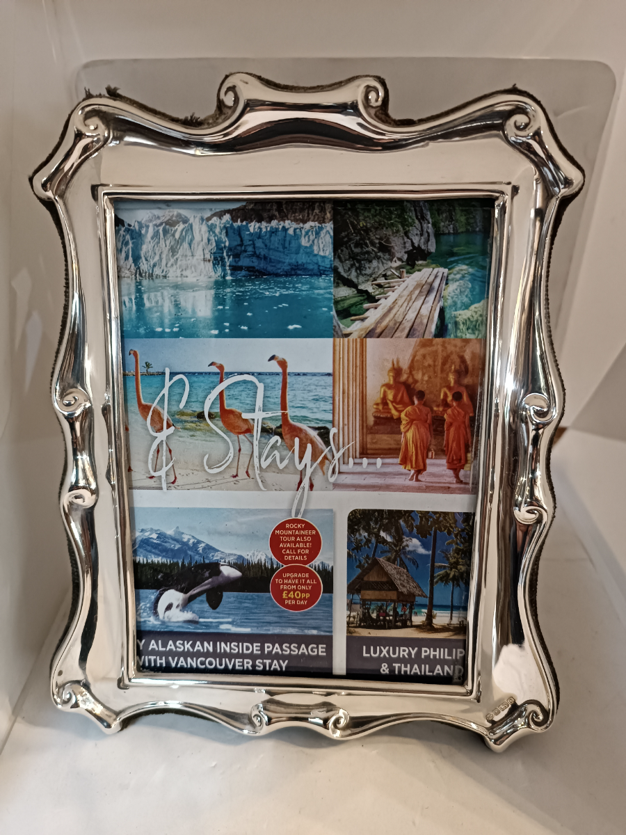Silver Photograph Frame Of Carr's Of Sheffield 1990