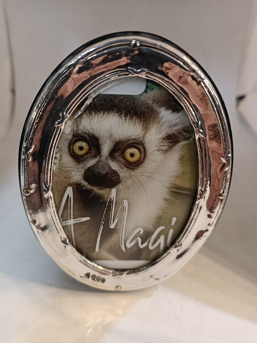A Small  Oval  Silver Frame