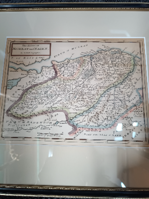 Explore our collection of antique maps, including the 1725 Shires of Murray and Nairn by H. Moll. Perfectly sized at 41x35 cm. Shop now!