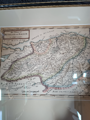 Explore our collection of antique maps, including the 1725 Shires of Murray and Nairn by H. Moll. Perfectly sized at 41x35 cm. Shop now!