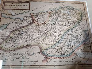Explore our collection of antique maps, including the 1725 Shires of Murray and Nairn by H. Moll. Perfectly sized at 41x35 cm. Shop now!