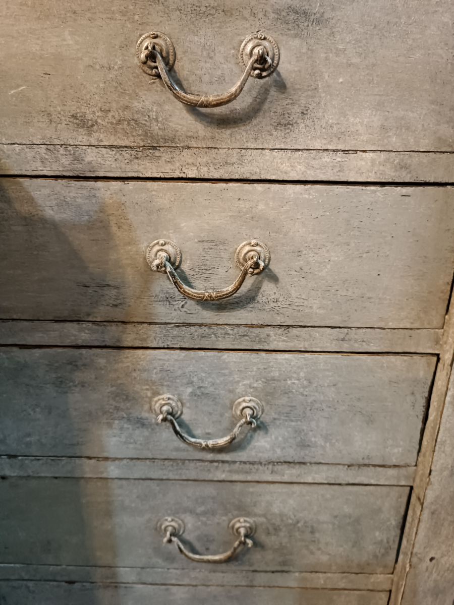 Hand Painted Pine Wellington Chest Of Drawers