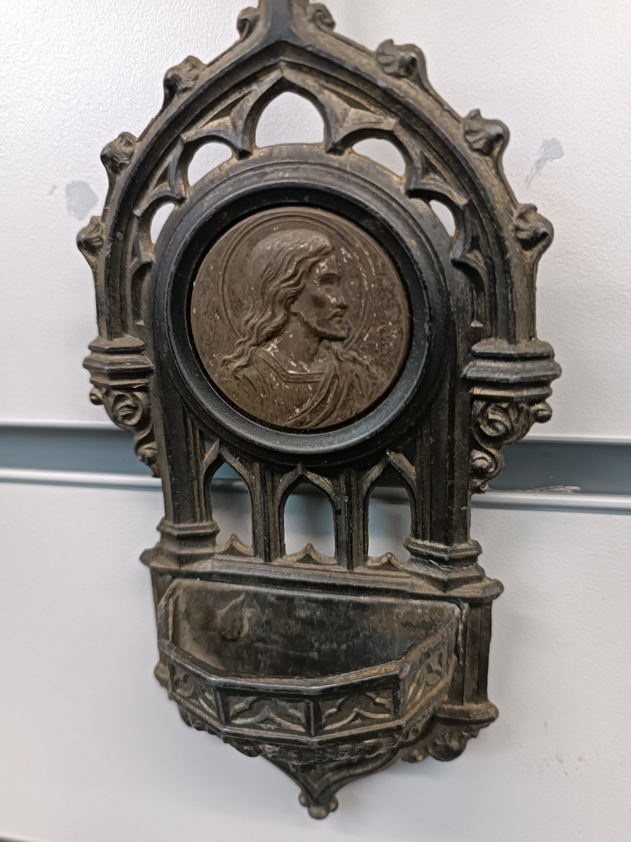 Antique Holy Water Font