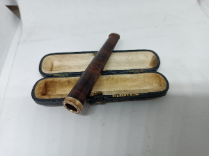 Mid 20th Century Cigarette Holder And Original Case By Tiffany & Co.