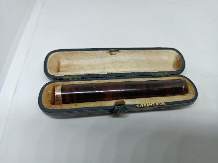 Mid 20th Century Cigarette Holder And Original Case By Tiffany & Co.