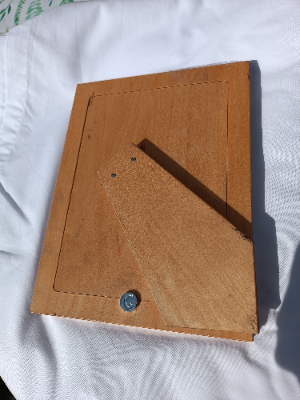 A Silver Rectangular Photograph Frame