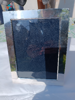 A Silver Rectangular Photograph Frame