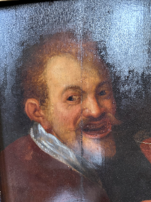 16th Century Oil Painting Of A Man