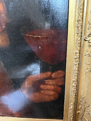 16th Century Oil Painting Of A Man
