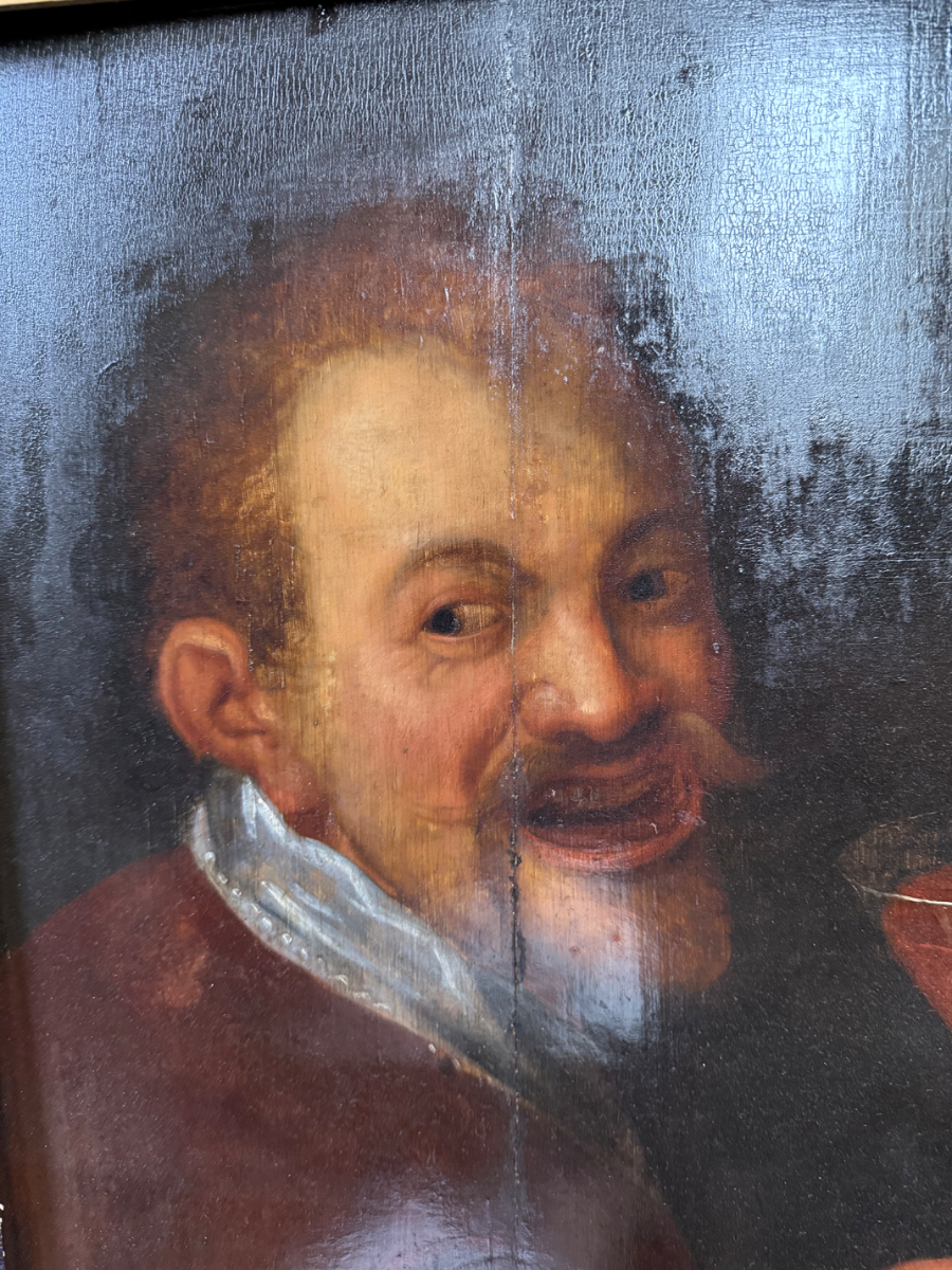 16th Century Oil Painting Of A Man