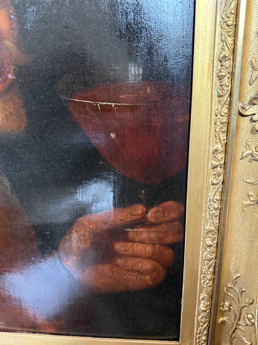 16th Century Oil Painting Of A Man