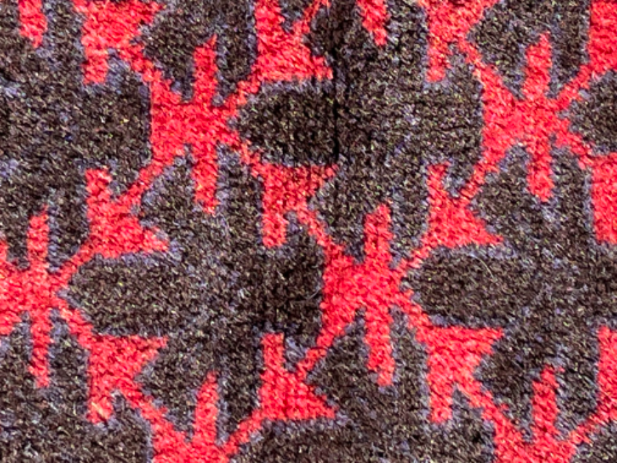 178 X 135cm Vintage Vegetable Dye Hand Knotted Pure Wool Handmade Rug In Vgc