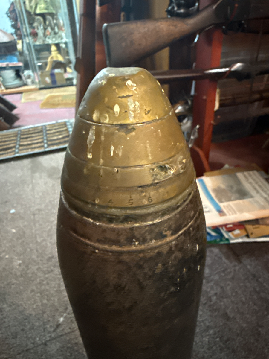 18 Pounder Artillery Shell - 1905 Dated