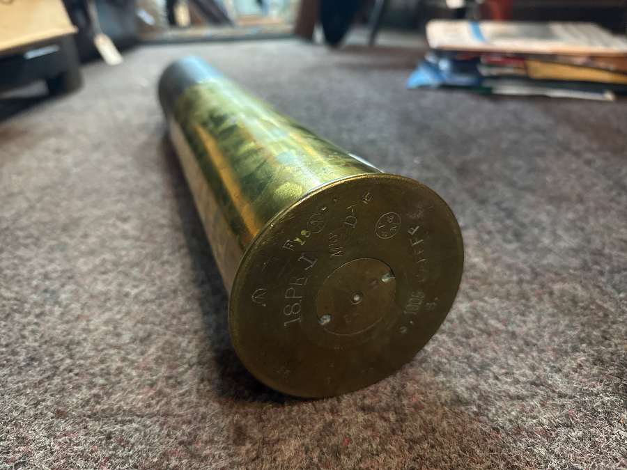 18 Pounder Artillery Shell - 1905 Dated