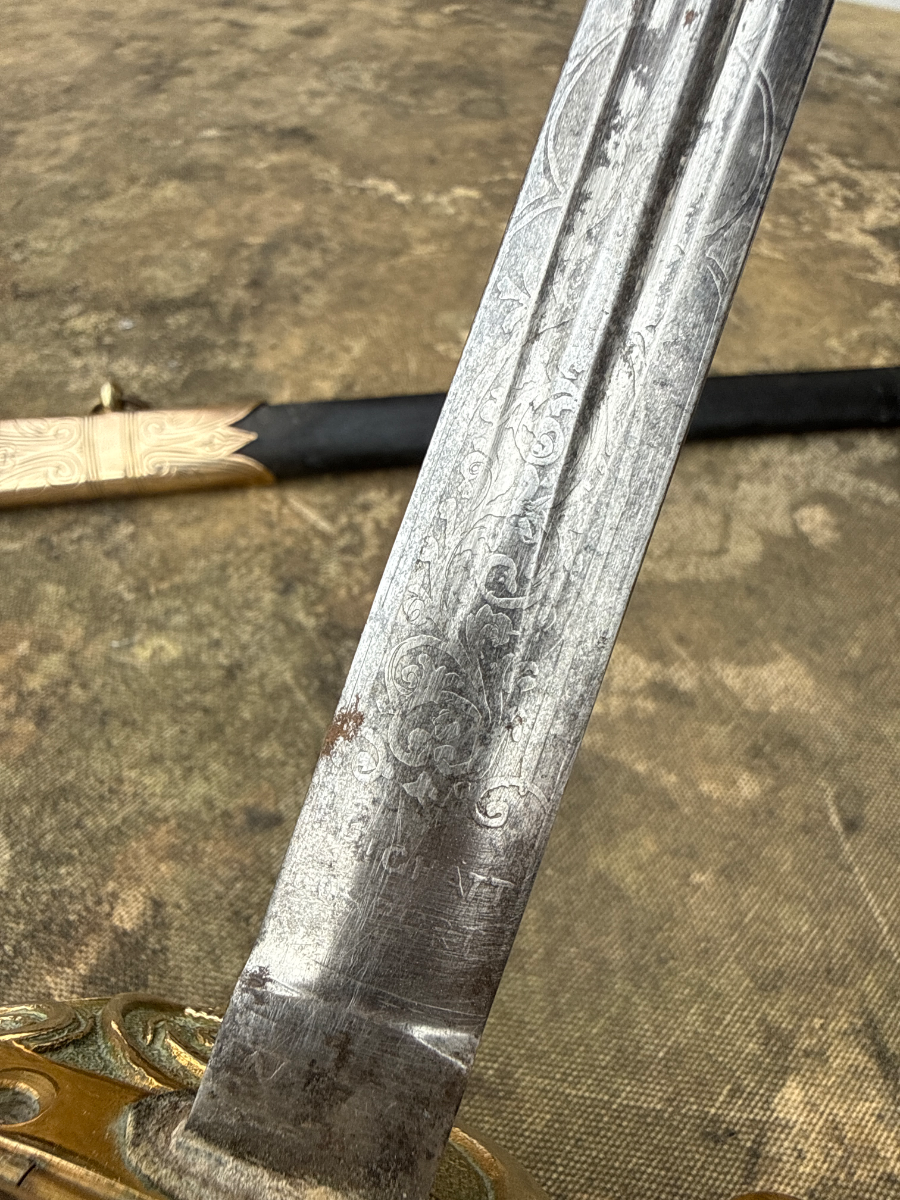 1827 Royal Navy Officers Claymore Bladed Sword