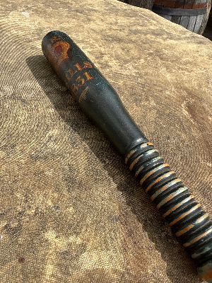 An early 1831 dated William IV ‘Peelers’ police baton named to S Stills.