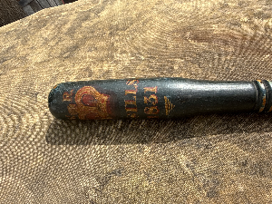 An early 1831 dated William IV ‘Peelers’ police baton named to S Stills.