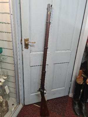 Explore our selection of Indian-made, three-band, 1859 pattern muskets. Engage with history and purchase this rare, in good condition piece. Act now!