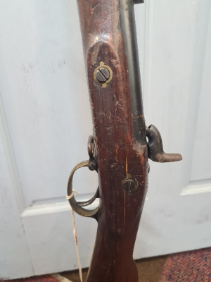 Explore our selection of Indian-made, three-band, 1859 pattern muskets. Engage with history and purchase this rare, in good condition piece. Act now!