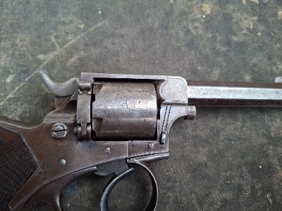 Discover our rare .38 5 round rimfire Tranter revolver, circa 1868/70 by Perrins and Sons. Shop now for this unique piece of history. Must be 18 to purchase.