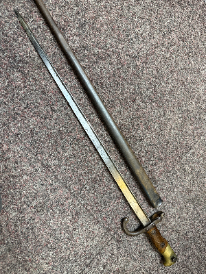 1882 French Gras Bayonet