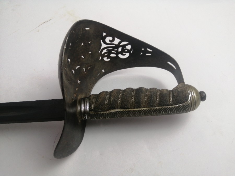 1897 Infantry Officers Sword Named To W E French.