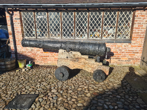 18th Century Iron 9 Pounder Naval Cannon
