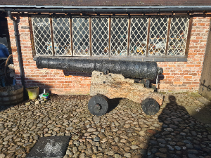 18th Century Iron 9 Pounder Naval Cannon