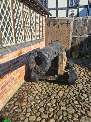 18th Century Iron 9 Pounder Naval Cannon