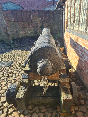 18th Century Iron 9 Pounder Naval Cannon