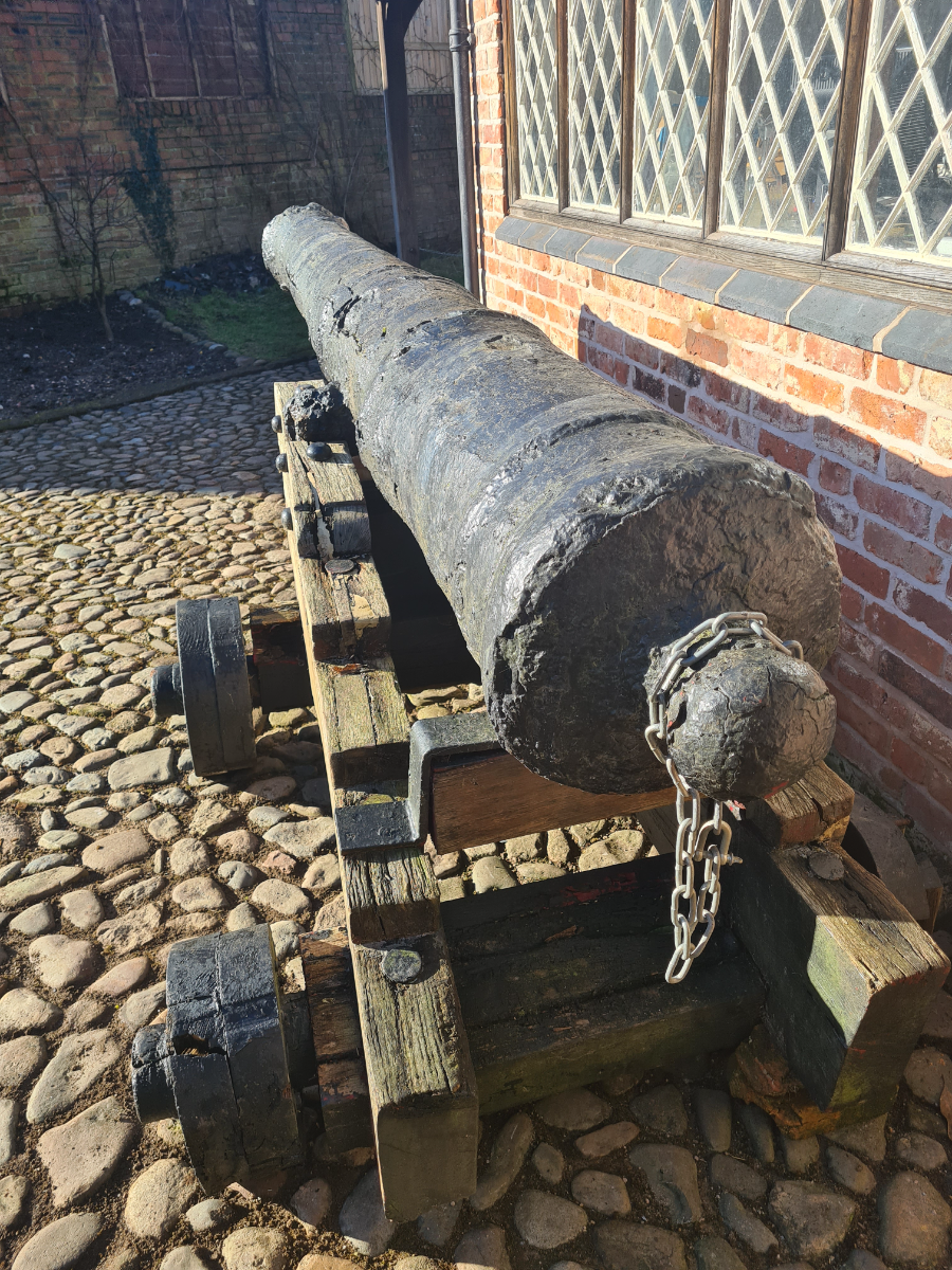 18th Century Iron 9 Pounder Naval Cannon