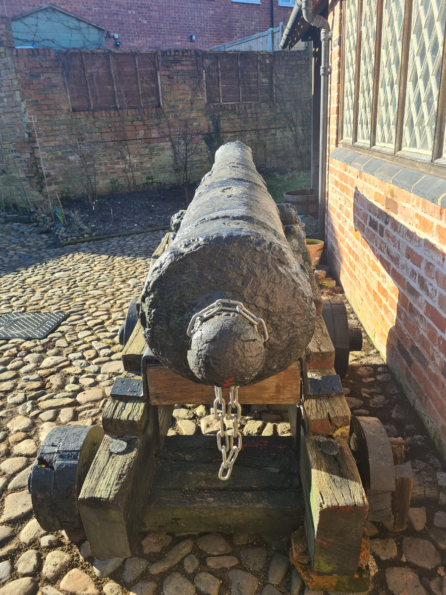18th Century Iron 9 Pounder Naval Cannon