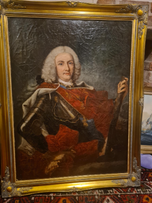 Discover our curated collection of 18th-century Spanish portraits. Explore our stunning Felipe V painting created in the style of Louis Michel van Loo, measuring 90cm x 117 cm framed. Find out more and buy now!