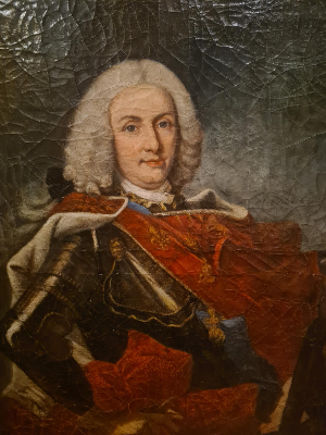 Discover our curated collection of 18th-century Spanish portraits. Explore our stunning Felipe V painting created in the style of Louis Michel van Loo, measuring 90cm x 117 cm framed. Find out more and buy now!