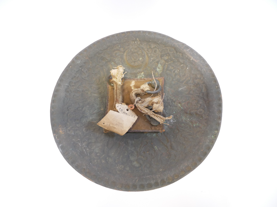 Explore our range of 18th/19th century Indo/Persian Dhal shields. Adorned with floral designs and crescent moon motifs. Perfect for history enthusiasts. Shop now!