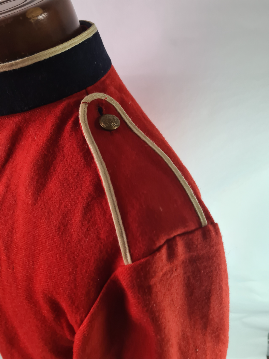 Discover our 1912 2nd Bn Royal Warwickshire Regiment other ranks frock in pristine condition. Own a piece of history today!
