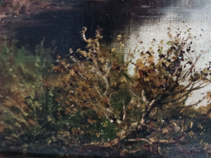 19-20th Century Landscape Oil On Canvas Painting,Signed