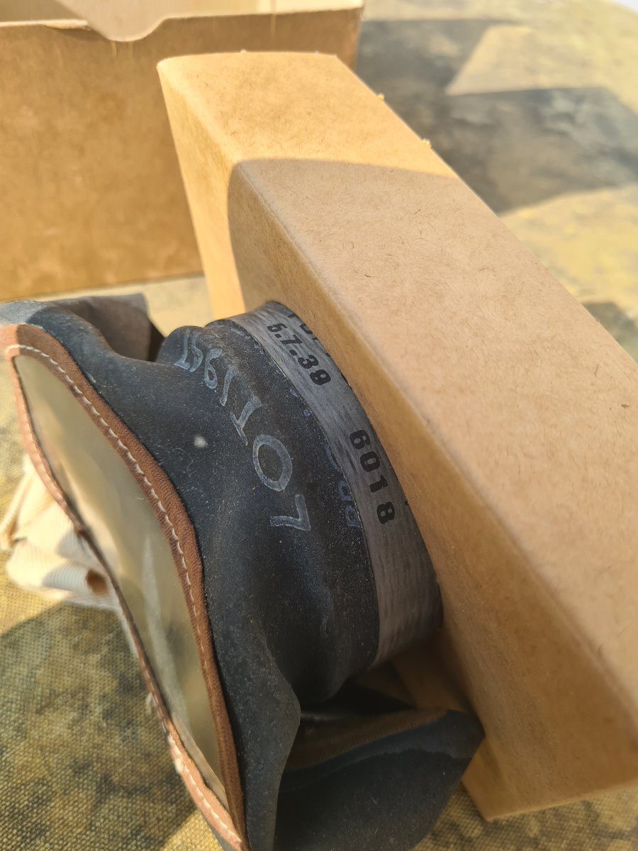 Discover our collection of vintage civilian boxed gas masks from 1939, all in flawless condition. Shop now and add a touch of history to your collection.