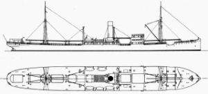 1939 Silkwork Embroidery Of The M.S Havelland