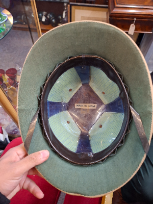 Discover our collection of 1940's/50's tropical sun helmets made in India. Unleash your vintage style - click to shop now!