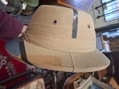 Discover our collection of 1940's/50's tropical sun helmets made in India. Unleash your vintage style - click to shop now!