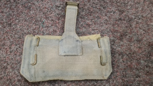 1941 Dated RAF Blancoed Double Pouch