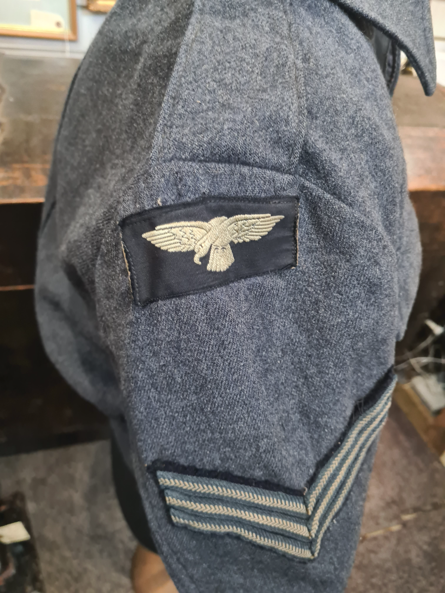 Shop 1943 RAF battledress blouse by Montague Burton Ltd! Limited stock, great condition. Visit now and discover our exclusive military collection.
