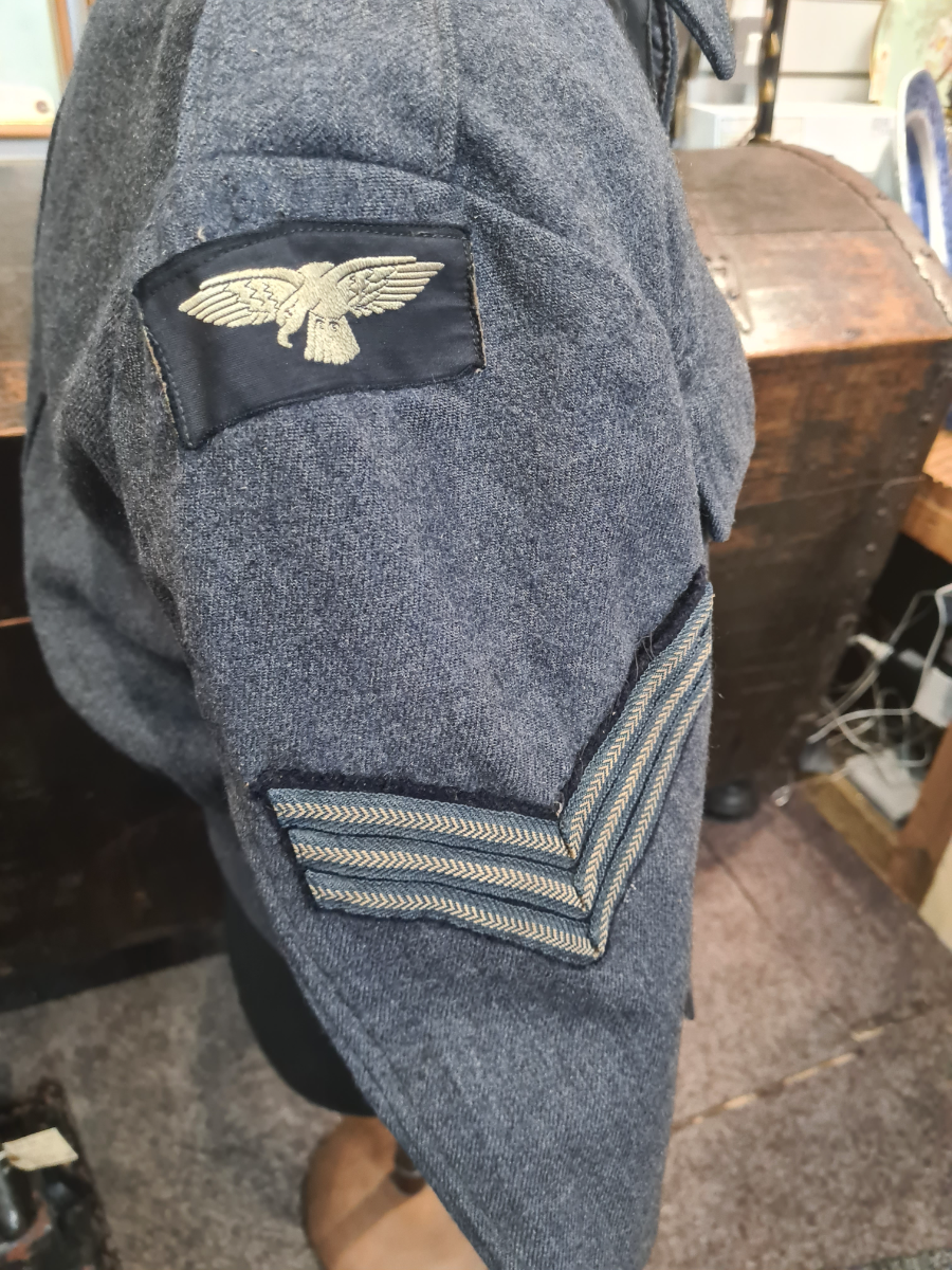 Shop 1943 RAF battledress blouse by Montague Burton Ltd! Limited stock, great condition. Visit now and discover our exclusive military collection.