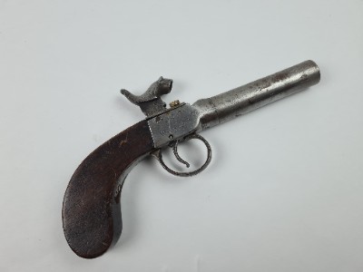 19th Century Birmingham Proofed Muff Pistol